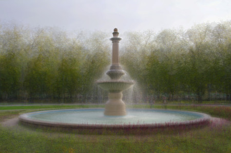 Bakos Csaba - Eger - Érsekkert - Szökőkút