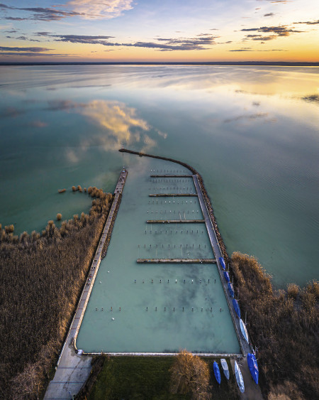 Dr. Ötvös Sándor - Téli csendélet a Balatonnál